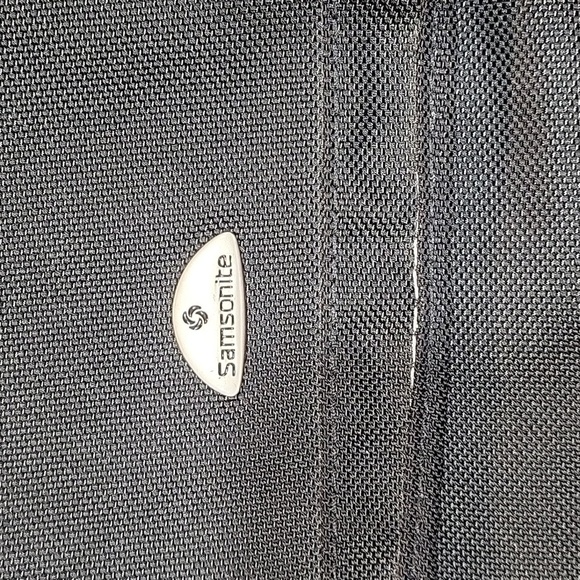 Samsonite Black Canvas Laptop Computer Briefcase Bag w/ Shoulder Strap - 16" - Picture 2 of 11